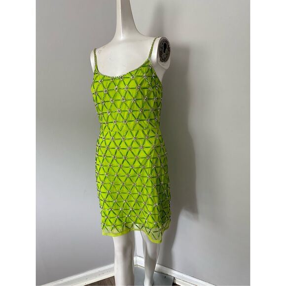 MAC DUGGAL SCOOP NECK EMBELLISHED MINI DRESS - Picture 6 of 11